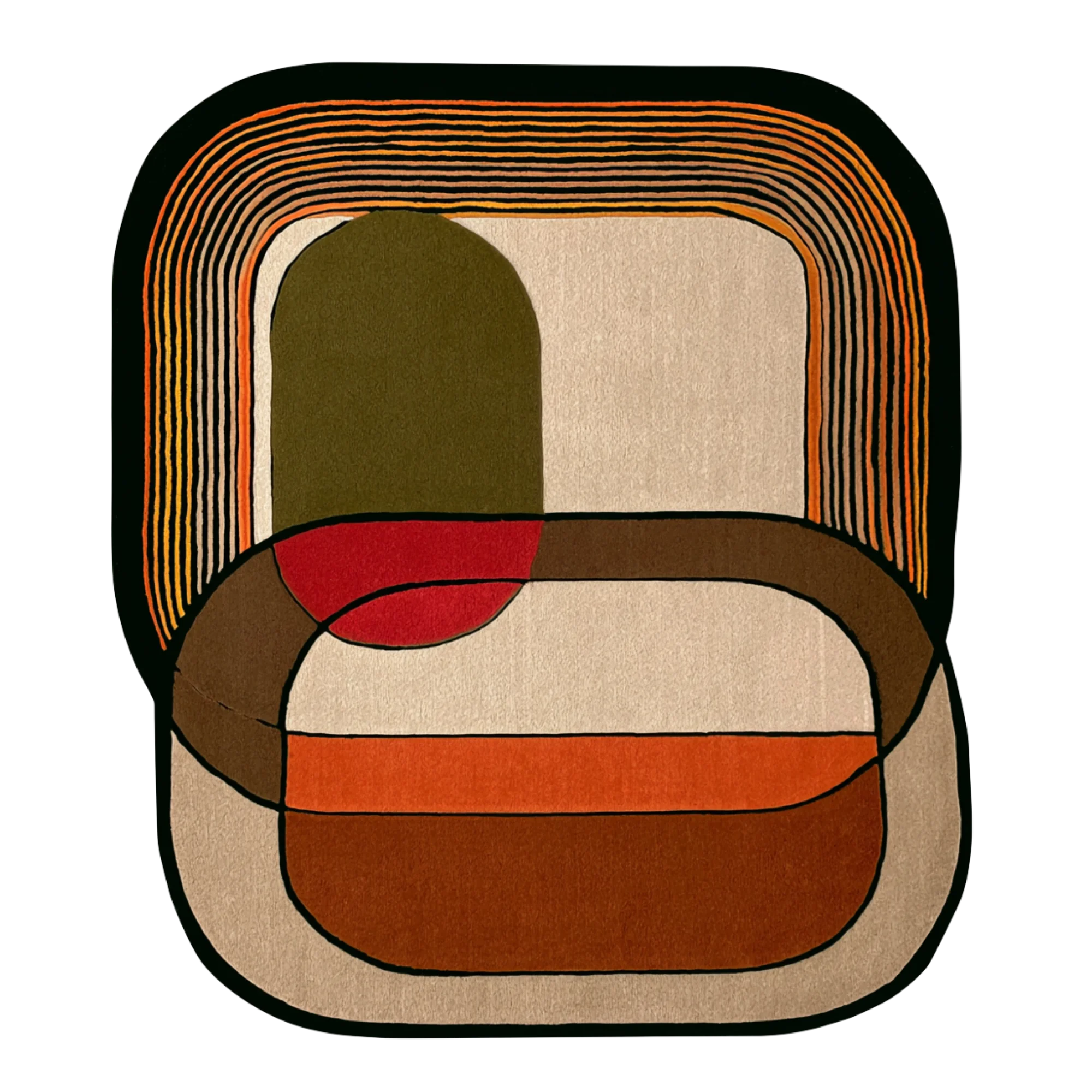 Capsule VI Hand-Knotted Wool Rug