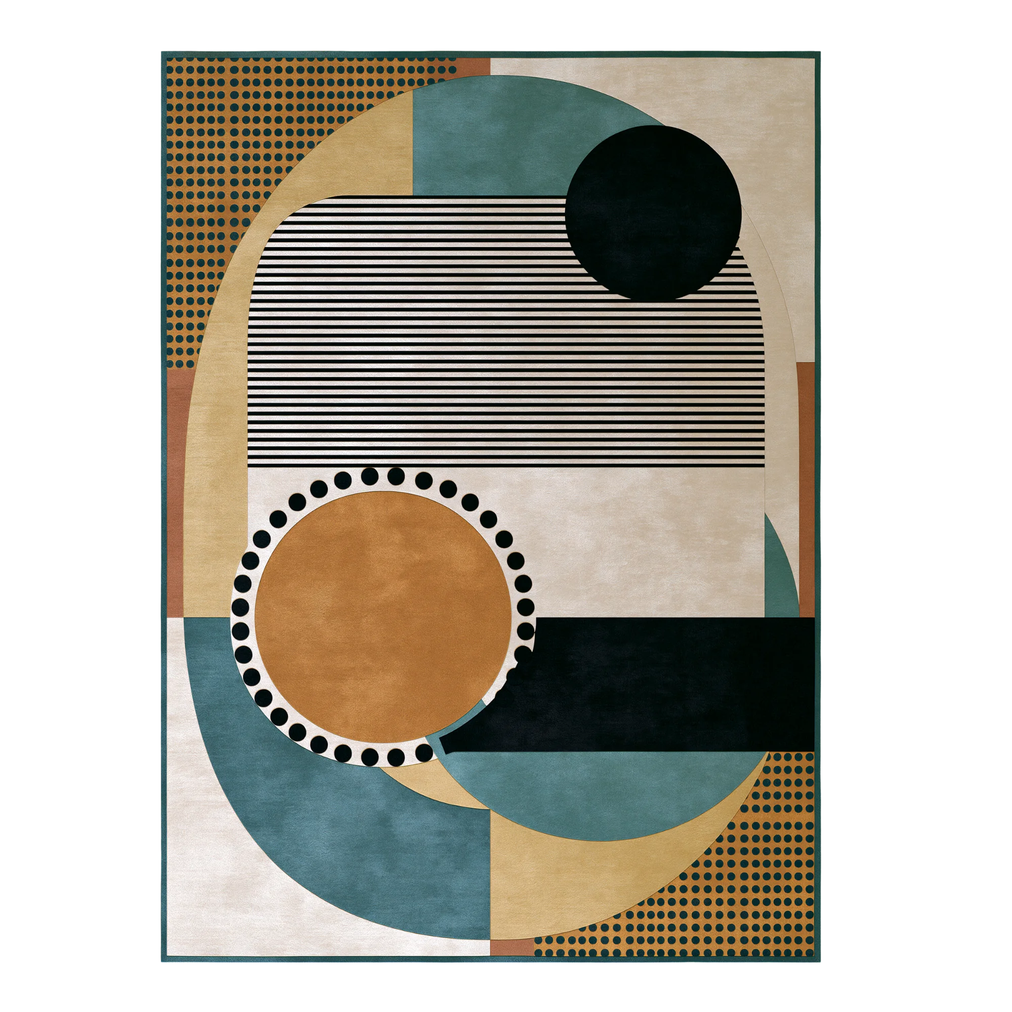 Chroma III Hand-Knotted Wool and Bamboo Silk Rug
