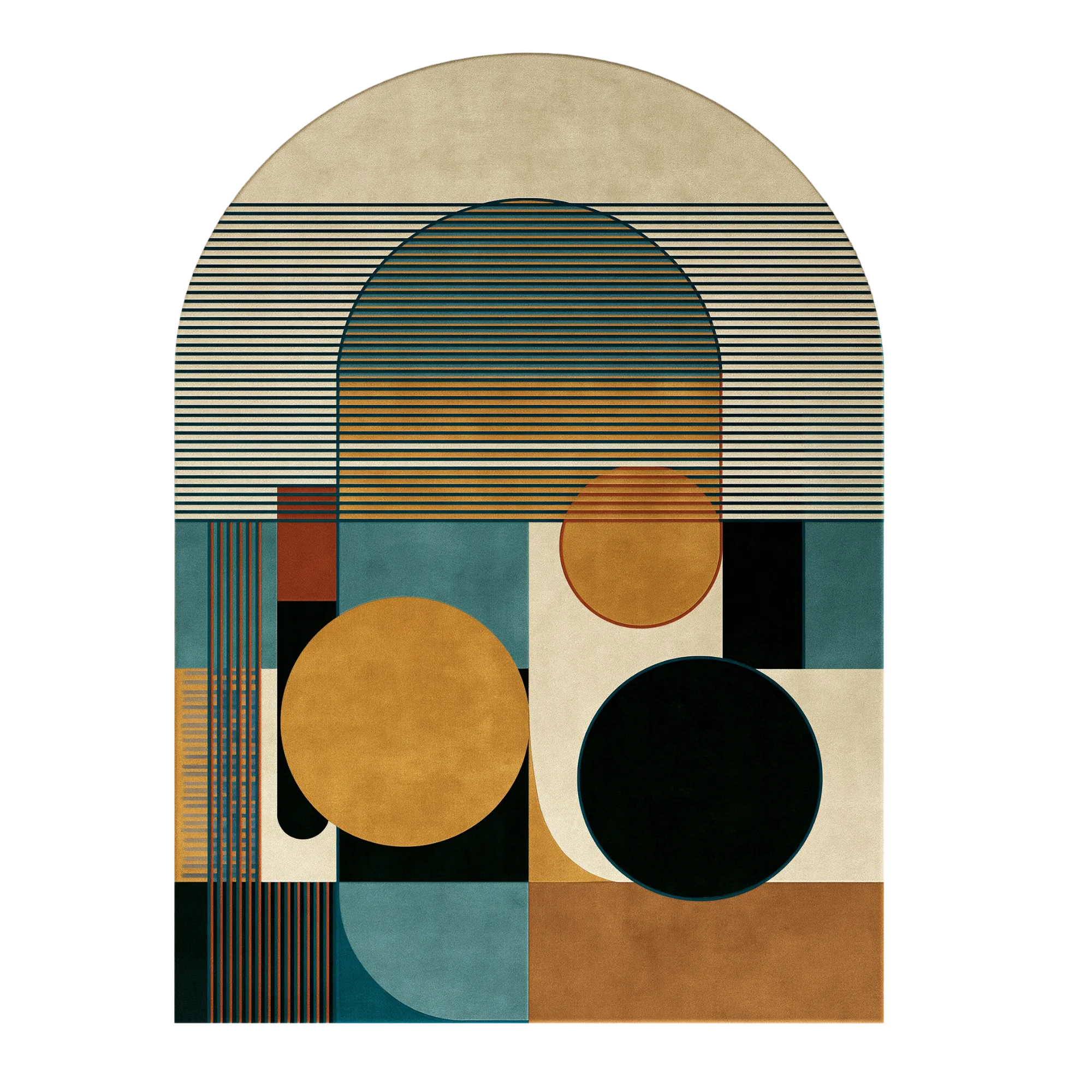 Chroma IV Hand-Knotted Wool and Bamboo Silk Rug
