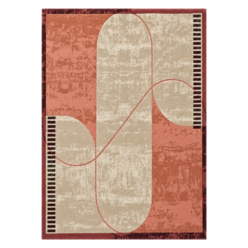 Arch Dialogue Hand Tufted Wool and Bamboo Silk Rug