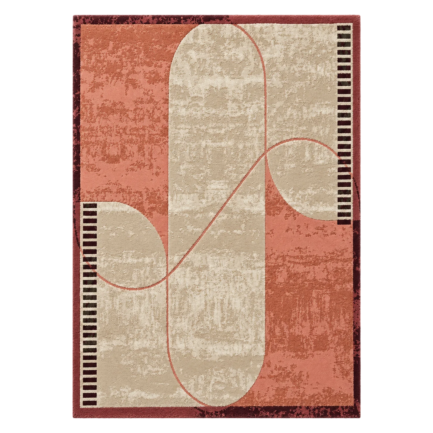 Arch Dialogue Hand Tufted Wool and Bamboo Silk Rug