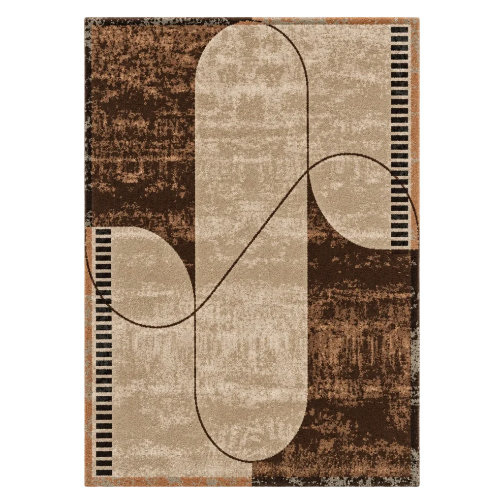 Arch Dialogue Hand Tufted Wool and Bamboo Silk Rug