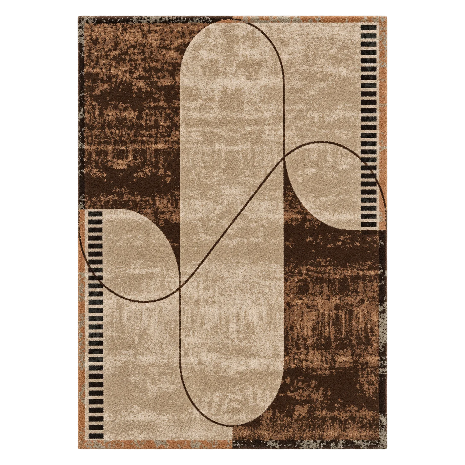 Arch Dialogue Hand Tufted Wool and Bamboo Silk Rug