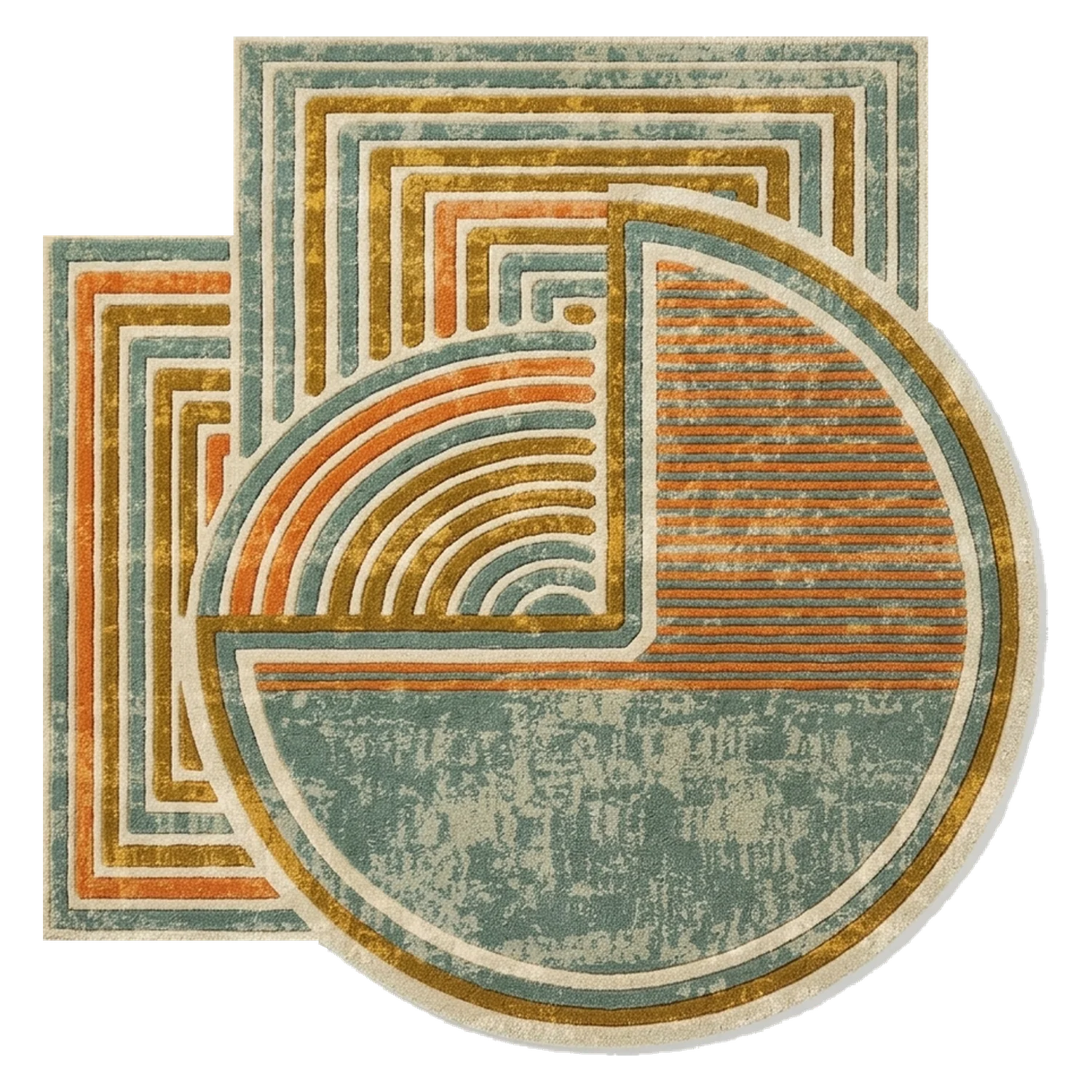 Deco Portal Hand Tufted Wool and Bamboo Silk Rug