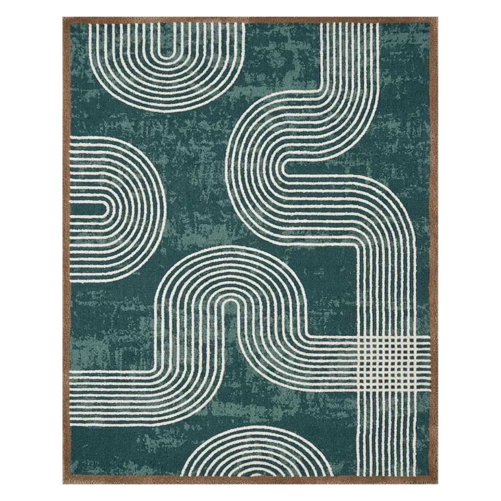 Endless Trace Hand Tufted Wool and Bamboo Silk Rug