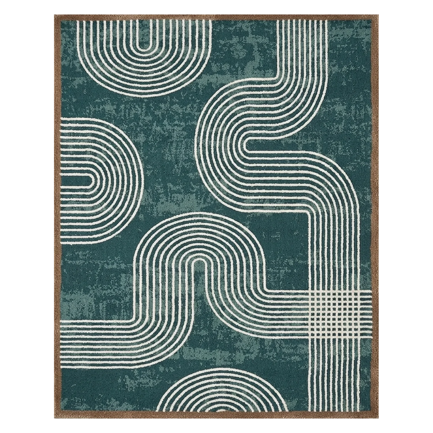 Endless Trace Hand Tufted Wool and Bamboo Silk Rug