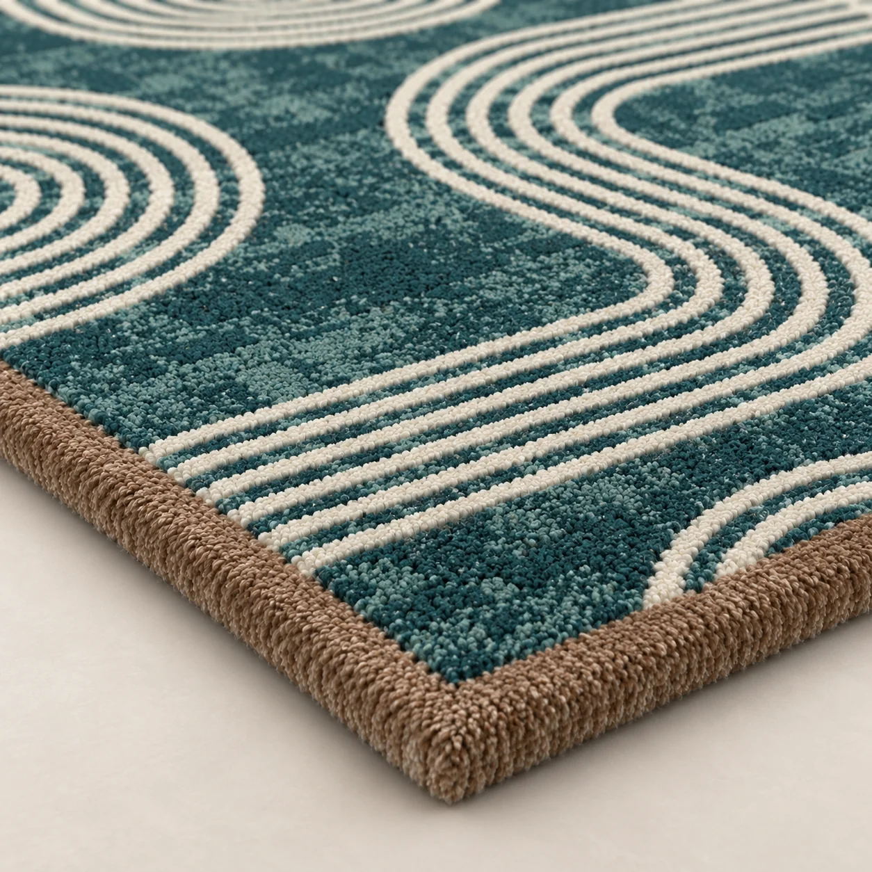 Endless Trace Hand Tufted Wool and Bamboo Silk Rug - Image 2