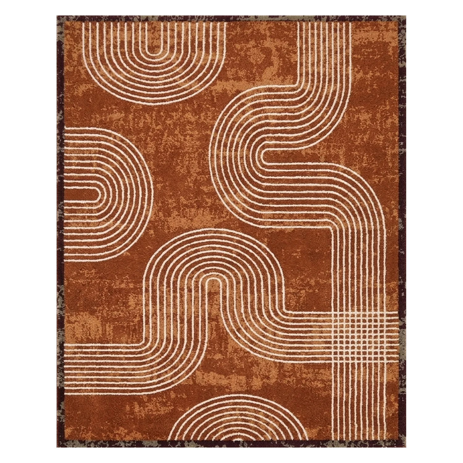 Endless Trace Hand Tufted Wool and Bamboo Silk Rug