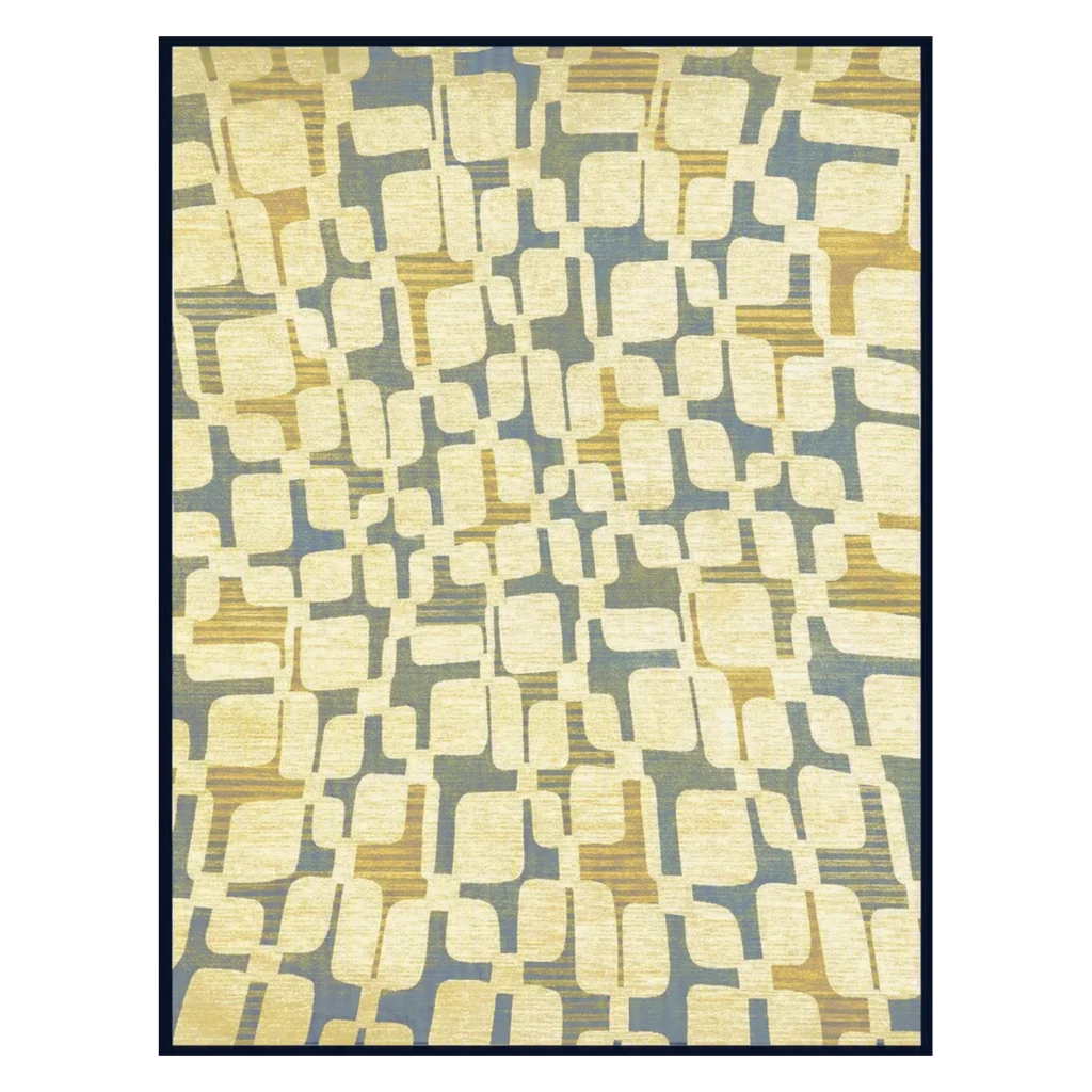 Fragment Field Hand Tufted Wool and Bamboo Silk Rug