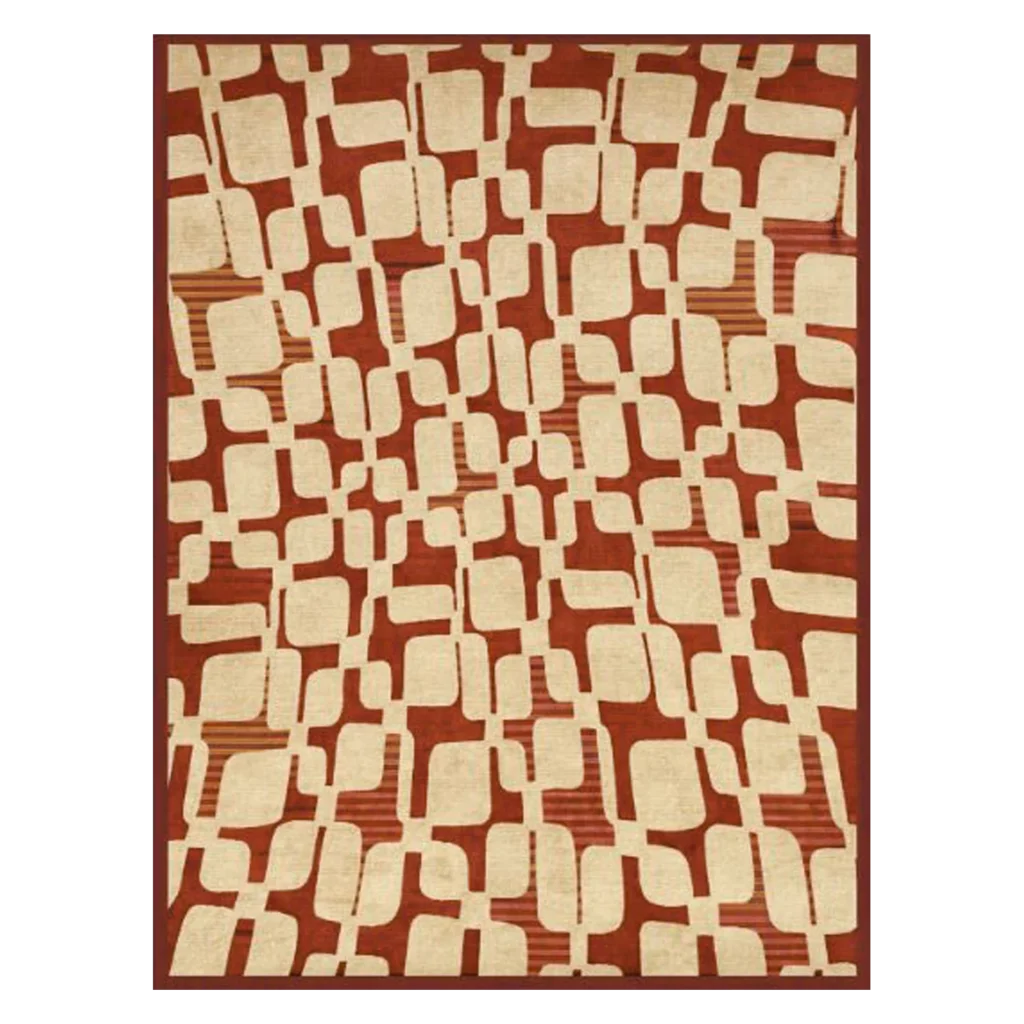 Fragment Field Hand Tufted Wool and Bamboo Silk Rug