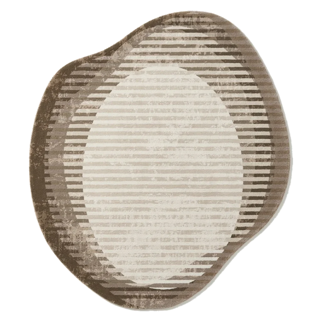 Halo Stone Hand Tufted Wool and Bamboo Silk Rug
