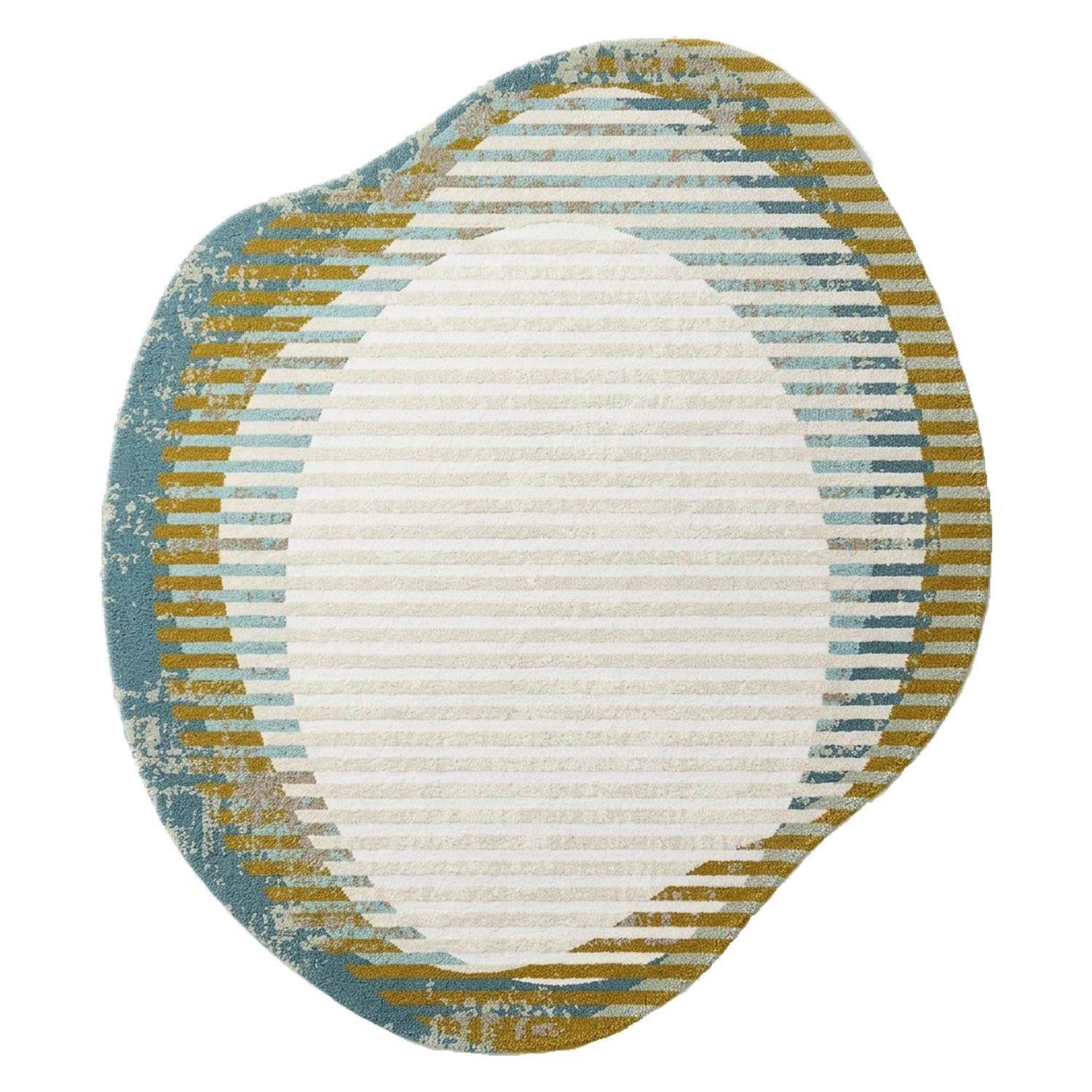 Halo Stone Hand Tufted Wool and Bamboo Silk Rug