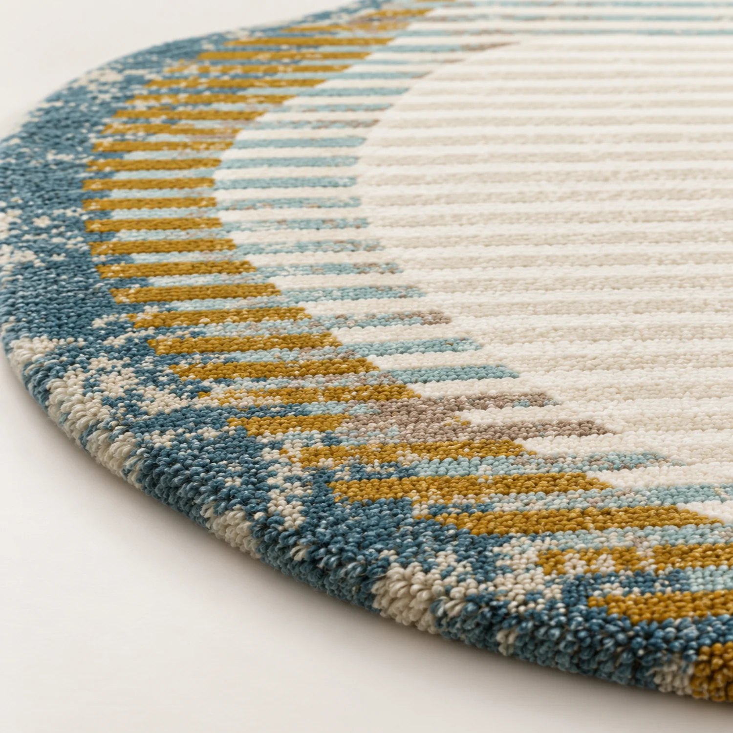 Halo Stone Hand Tufted Wool and Bamboo Silk Rug - Image 2