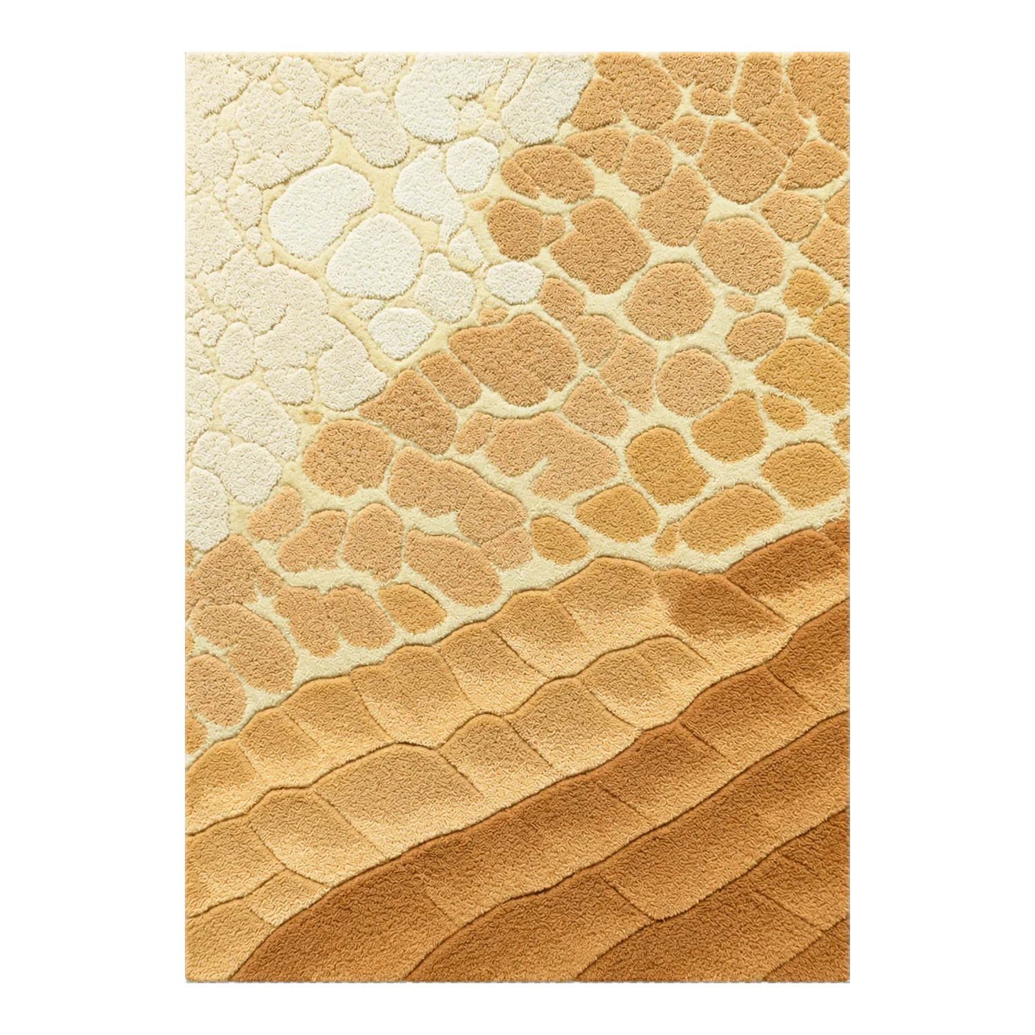 Pebble Shore Hand Tufted Wool and Bamboo Silk Rug