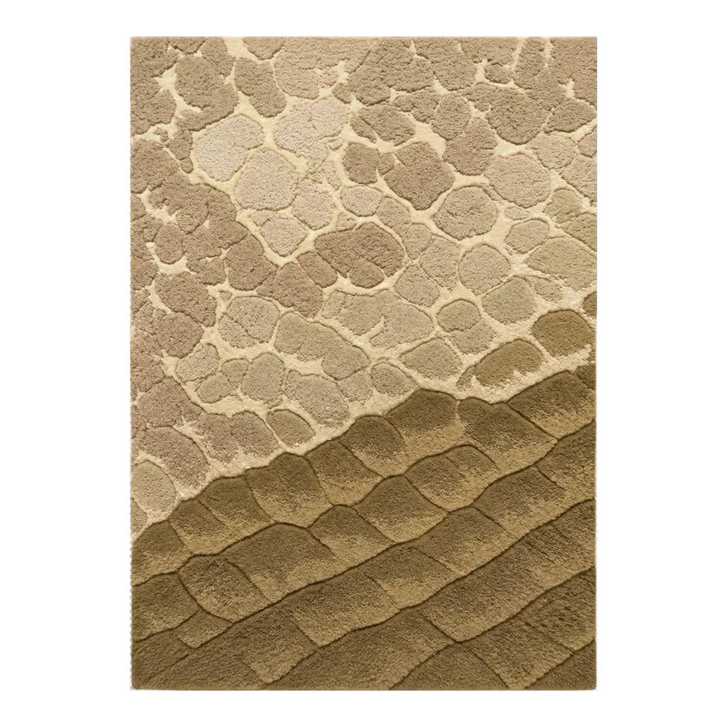 Pebble Shore Hand Tufted Wool and Bamboo Silk Rug